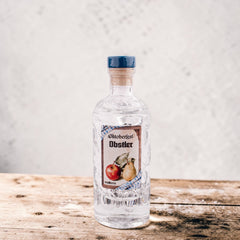 Maßkrug-Schnapserl "Obstler"