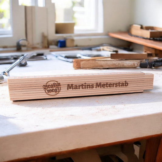 Meterstab "Bratzn weg!" mit Wunschname - meinherzschlag.de