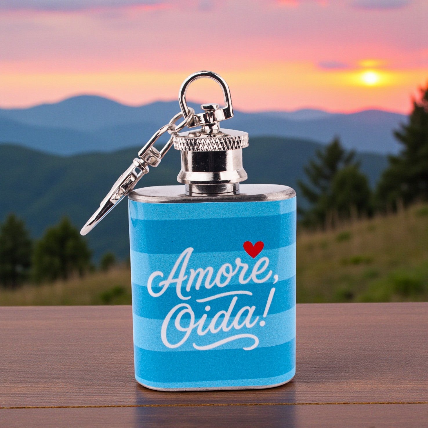 Mini-Flachmann &quot;Amore, Oida!&quot;