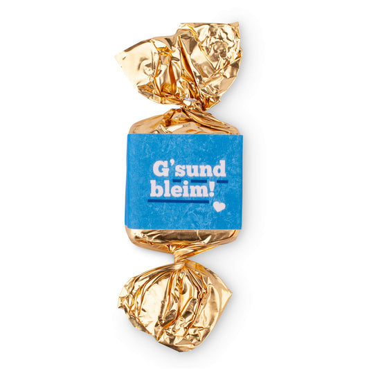 Nougat - Busserl "G'sund bleim!" - meinherzschlag.de