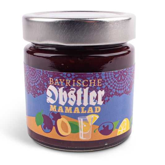 Fruchtaufstrich "Bayrische Obstler Mamalad" - meinherzschlag.de