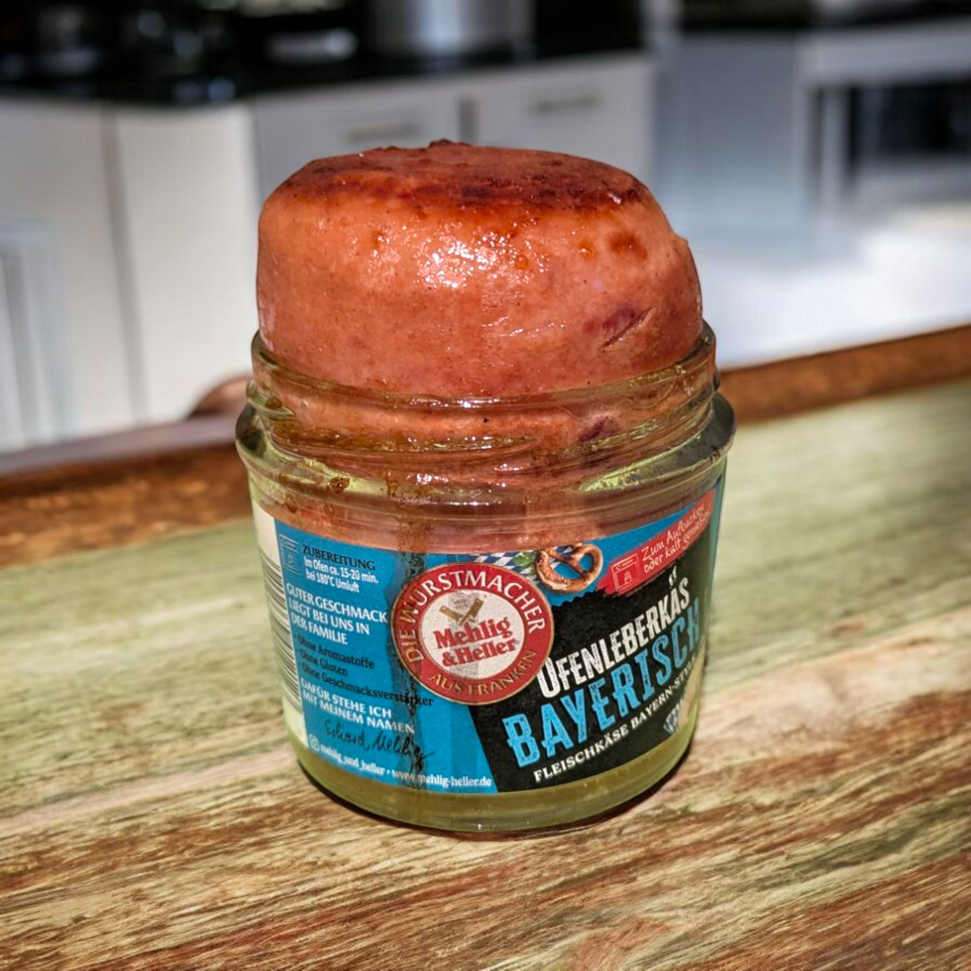 leberkäse aufbewahren Notfall-Leberkas 'Bayerisch' im Glasl