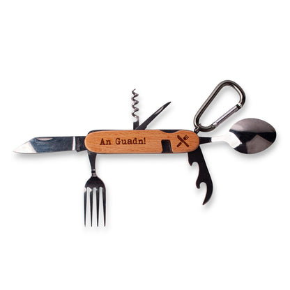 Outdoor Brotzeit - Besteck "An Guadn!" - meinherzschlag.de