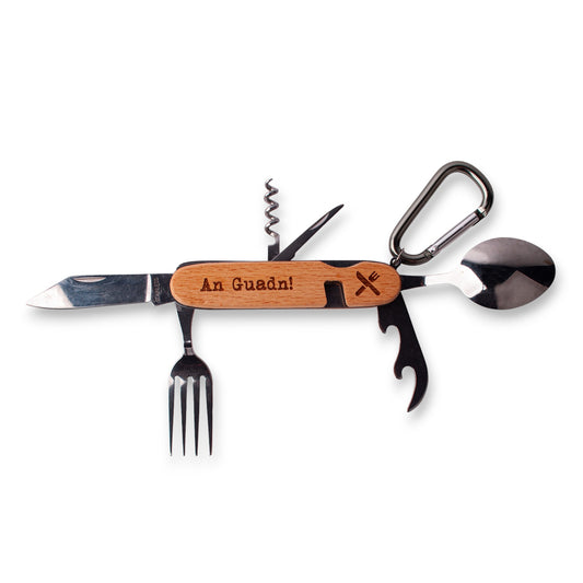 Outdoor Brotzeit - Besteck "An Guadn!" - meinherzschlag.de