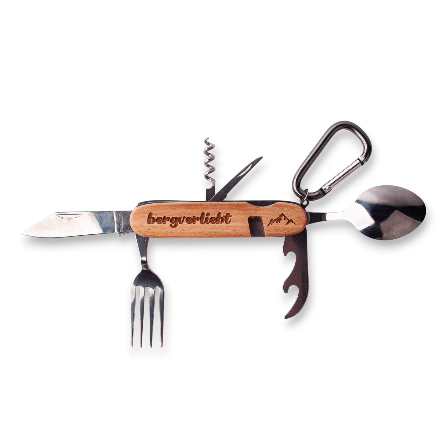 Outdoor Brotzeit - Besteck "bergverliebt" - meinherzschlag.de