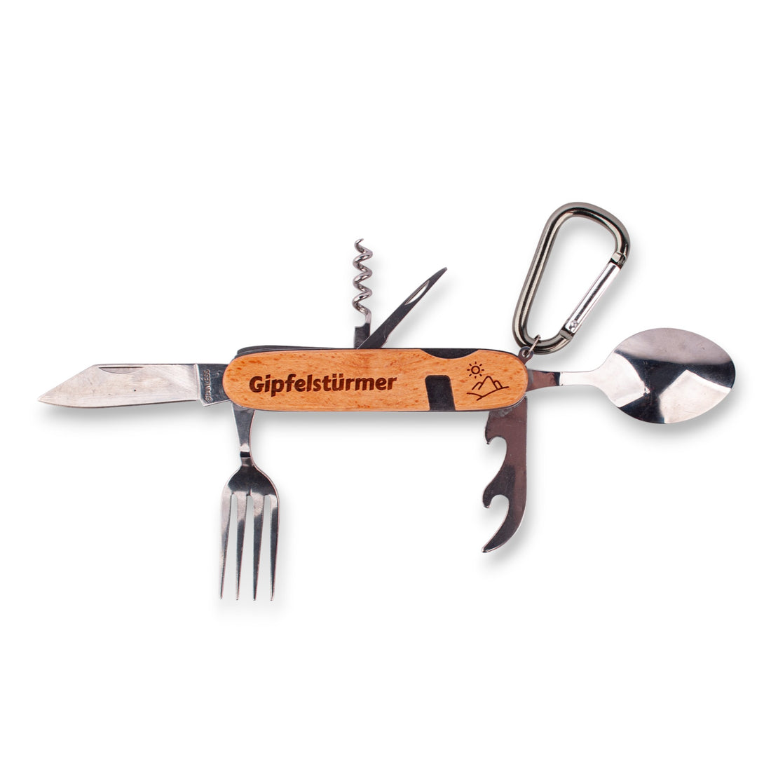 Outdoor Brotzeit - Besteck "Gipfelstürmer" - meinherzschlag.de