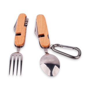 Outdoor Brotzeit-Besteck "Wander Woman"