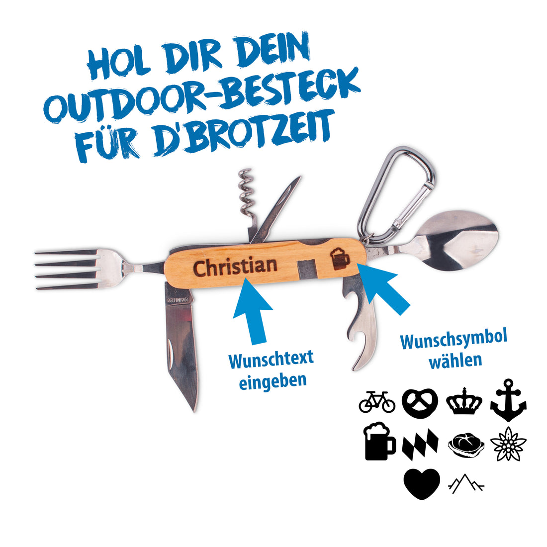Outdoor Brotzeit-Besteck