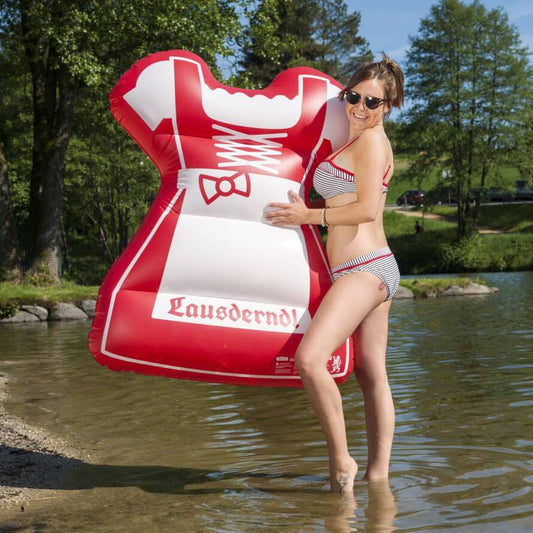 Aufblasbares Schwimmdirndl - meinherzschlag.de