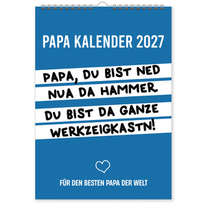 Der Bayerische PAPA Kalender 2027 von meinherzschlag – Produktbild 1 von 2.