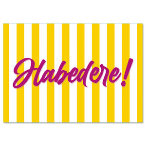 Postkarte "Habedere" - meinherzschlag.de
