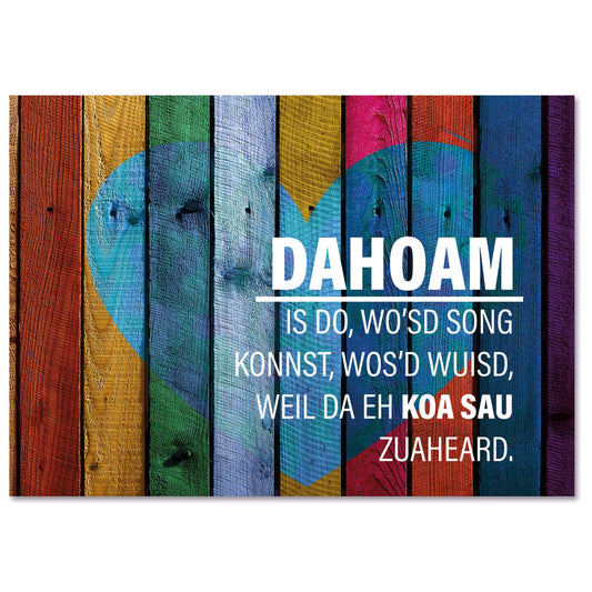 Postkarte "Koa Sau" - meinherzschlag.de