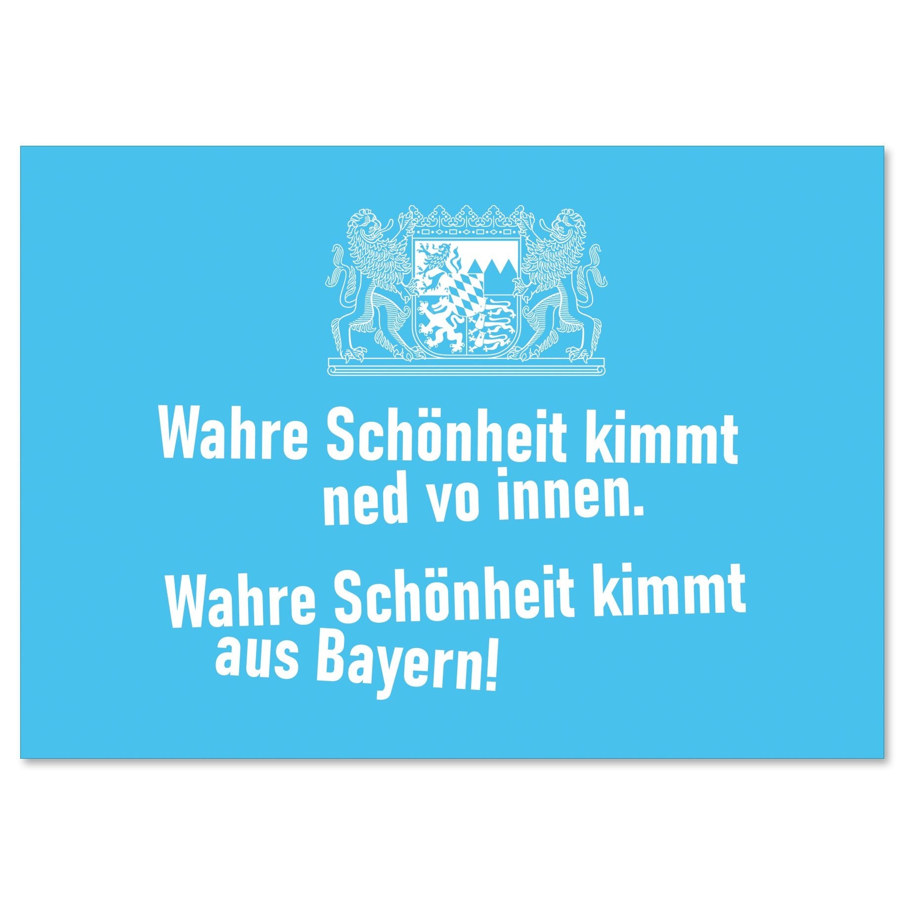 Postkarte "Schönheit" - meinherzschlag.de