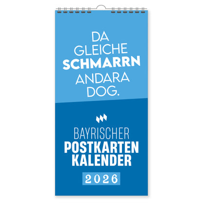 Bayrischer Postkarten Kalender 2026