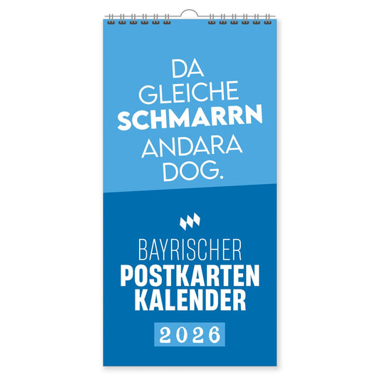Bayrischer Postkarten Kalender 2026 - meinherzschlag.de