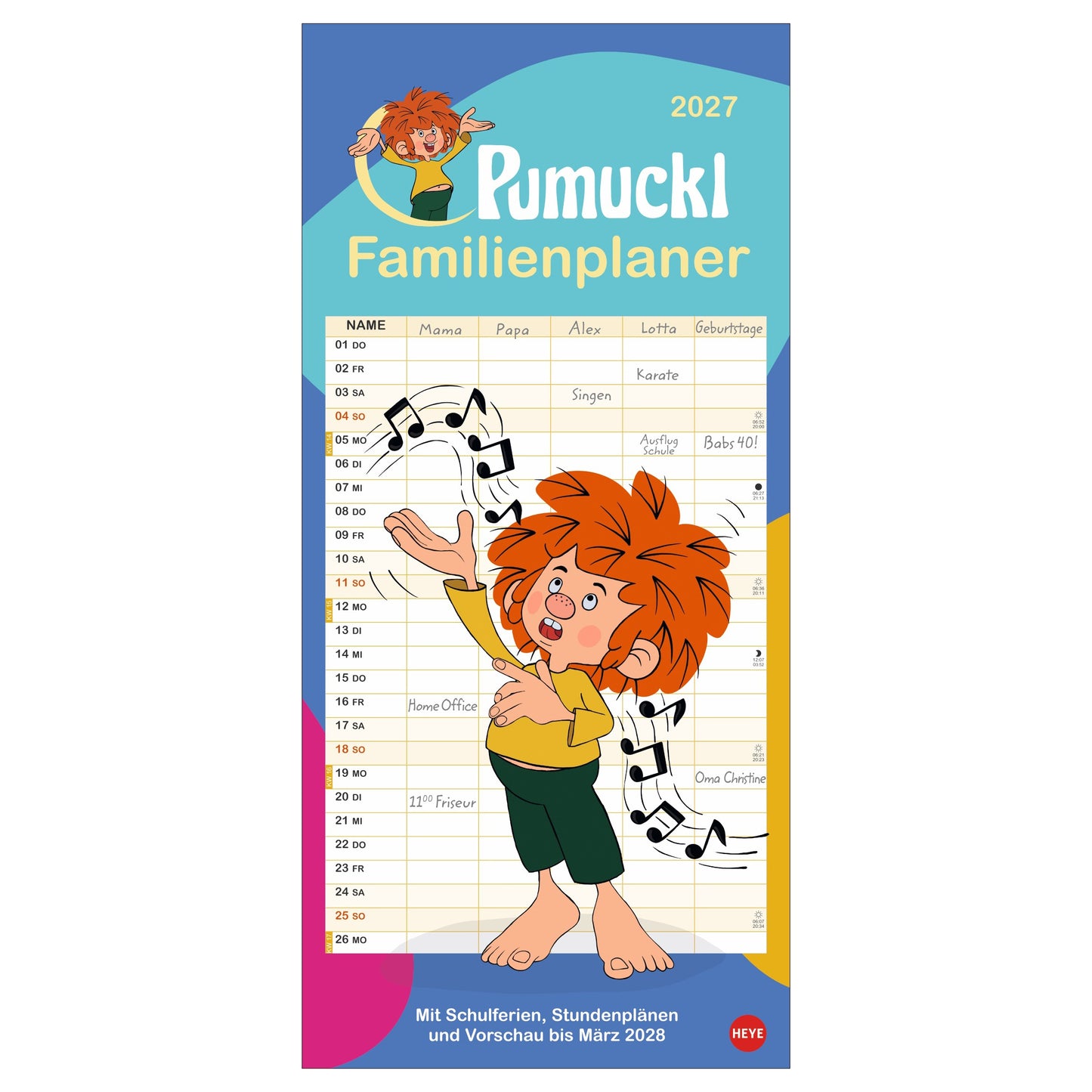 Pumuckl Familienplaner 2027