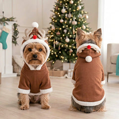 Rentier-Hunde-Hoodie