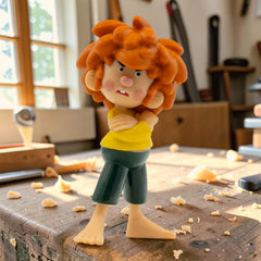 Spielfigur "Pumuckl Grantler" von meinherzschlag – Produktbild 1 von 4.