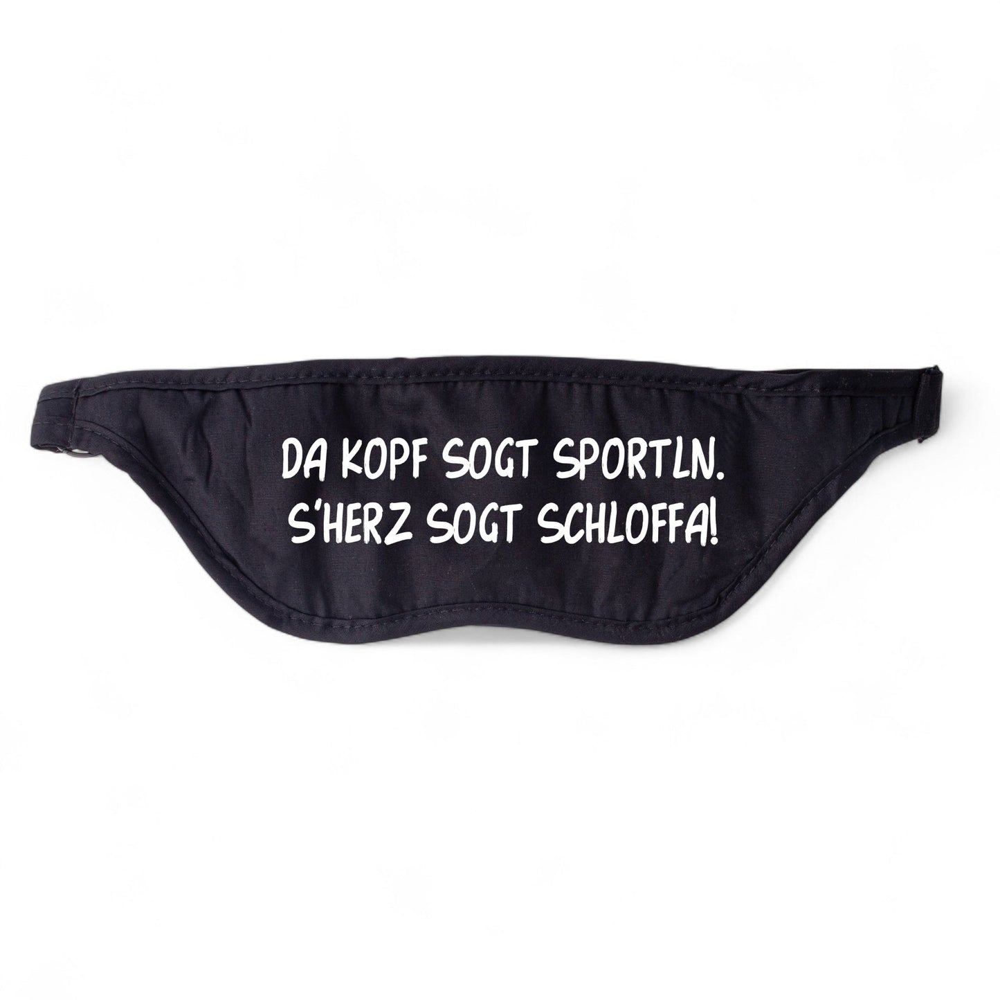 Schlafmaske "s'Herz sogt schloffa!" - meinherzschlag.de