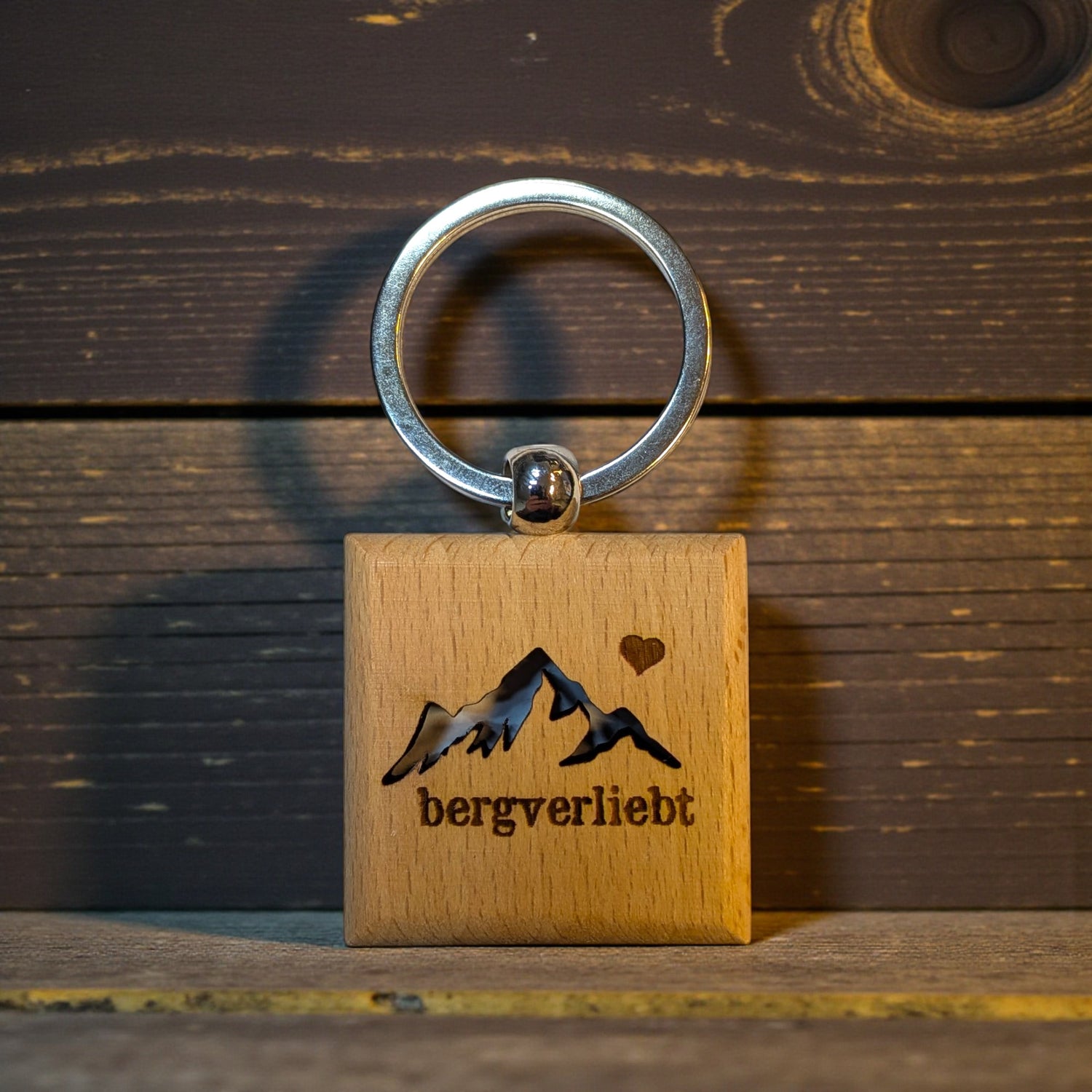 Schlüsselanhänger "Bergverliebt" - meinherzschlag.de
