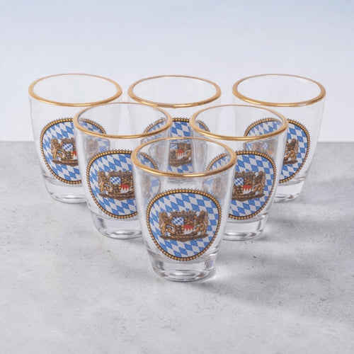 Bayerische Schnapsgläser (6er Set) - meinherzschlag.de