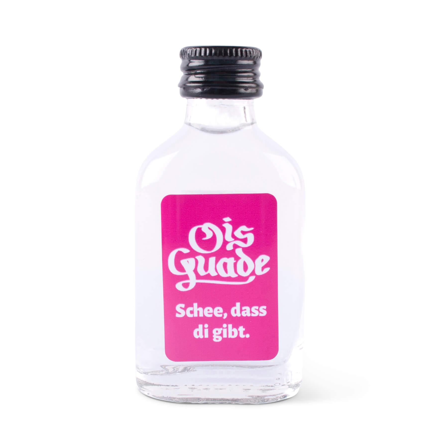 Schnapserl "Ois Guade" pink - meinherzschlag.de
