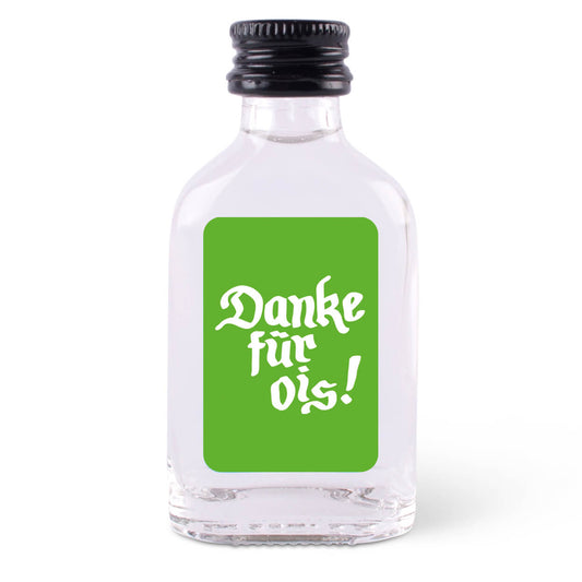 Schnapserl "Danke für ois!" - meinherzschlag.de