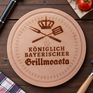 Brotzeitbrettl "Grillmoasta" von meinherzschlag – Produktbild 1 von 2.