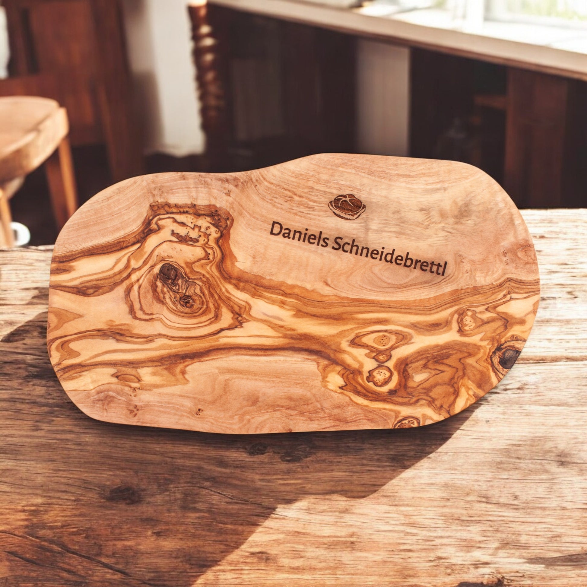 Premium - Schneidebrett mit Wunschtext - meinherzschlag.de