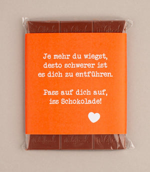Schokolade "Entführung" - meinherzschlag.de