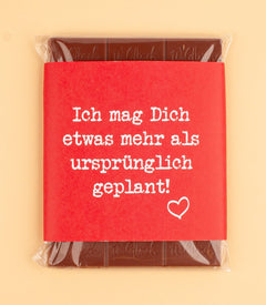 Schokolade "Ich mag Dich etwas mehr"