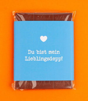 Schokolade "Lieblingsdepp" - meinherzschlag.de