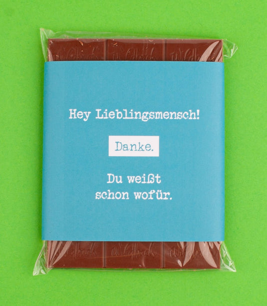 Schokolade "Lieblingsmensch" - meinherzschlag.de