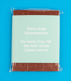 Schokolade "Schwesterherz"