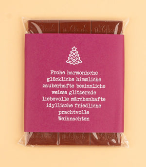 Schokolade "Himmlische Weihnachten" - meinherzschlag.de