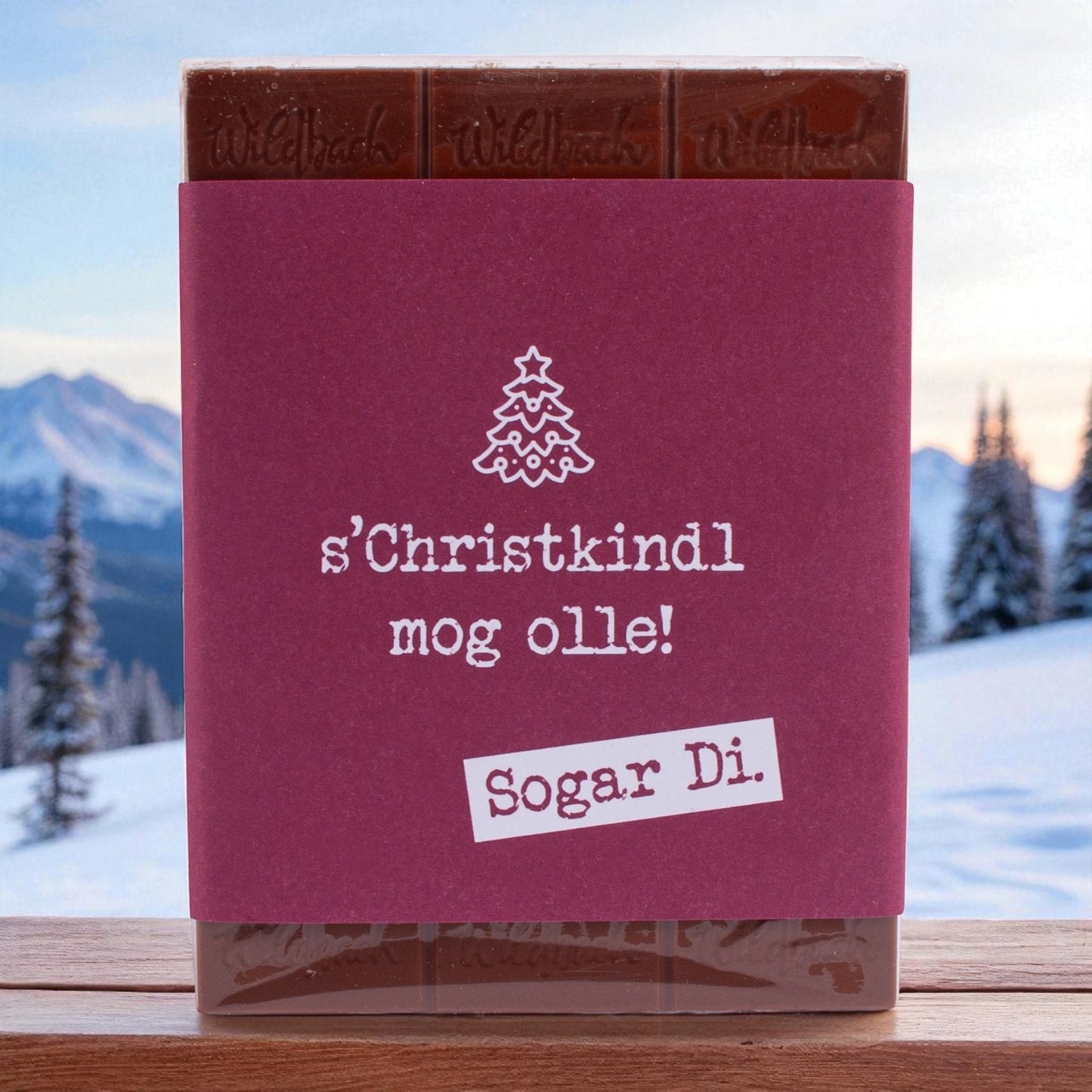 Schokolade "s'Christkindl mog olle!" - meinherzschlag.de