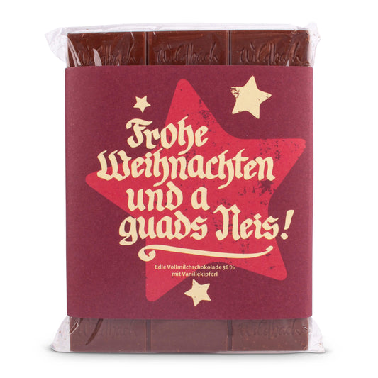 Bayerische Schokolade "Frohe Weihnachten" - meinherzschlag.de