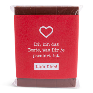 Schokolade "Ich bin das Beste" - meinherzschlag.de