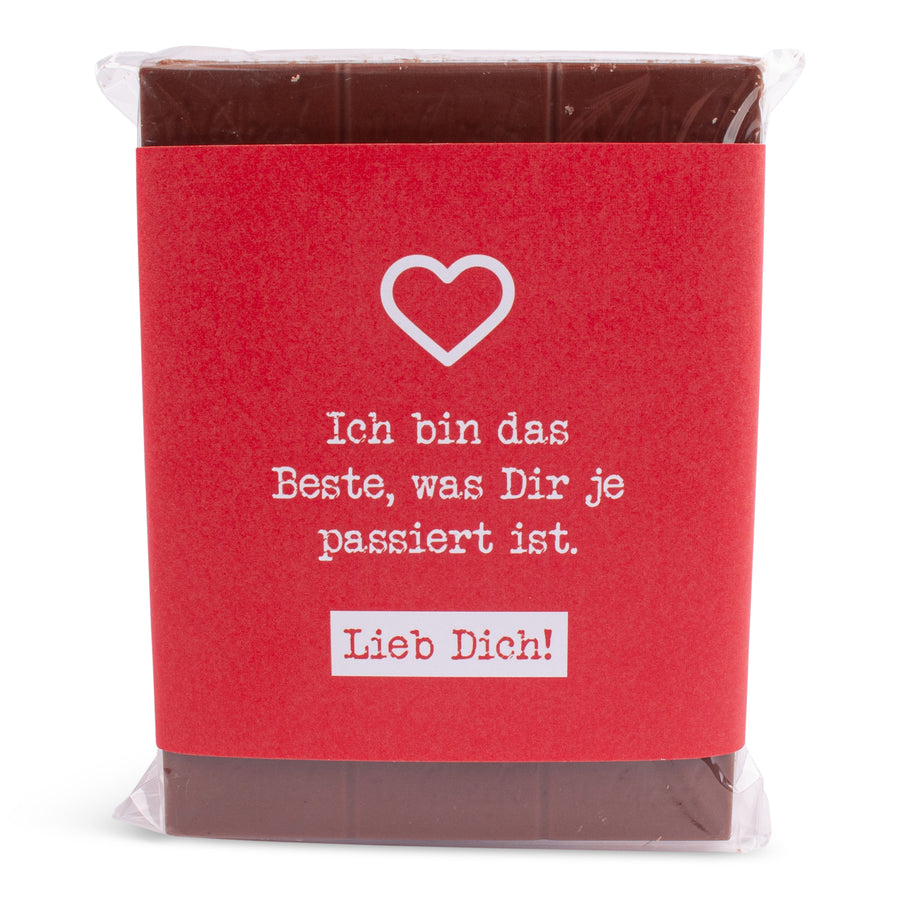 Schokolade "Ich bin das Beste" - meinherzschlag.de