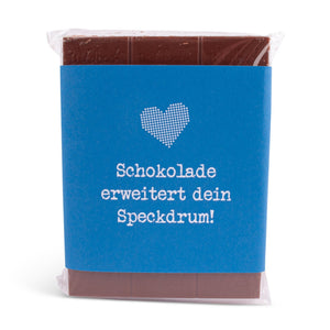 Schokolade "Speckdrum" - meinherzschlag.de