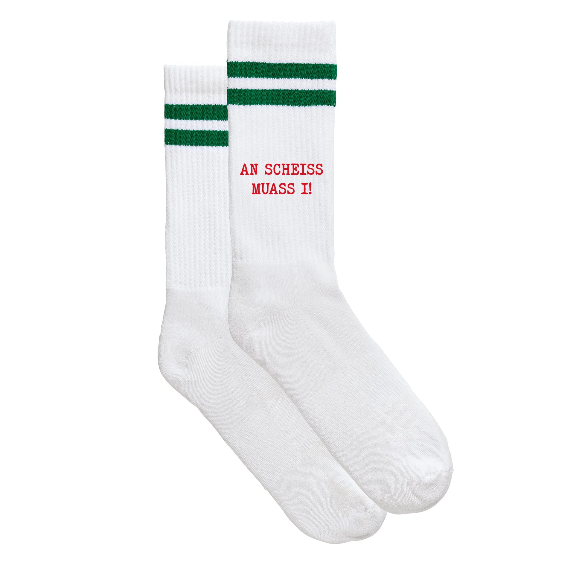 Sportsocken "An Scheiss muass i!" - meinherzschlag.de