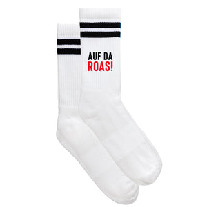 Sportsocken "Auf da ROAS!" von meinherzschlag – Produktbild 2 von 6.
