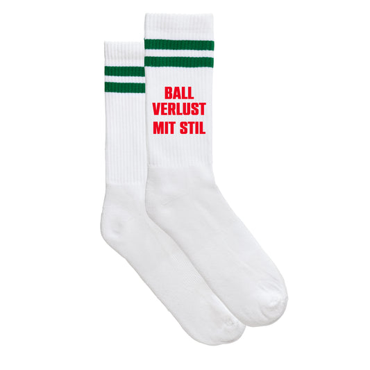 Sportsocken "Ballverlust mit Stil" - meinherzschlag.de