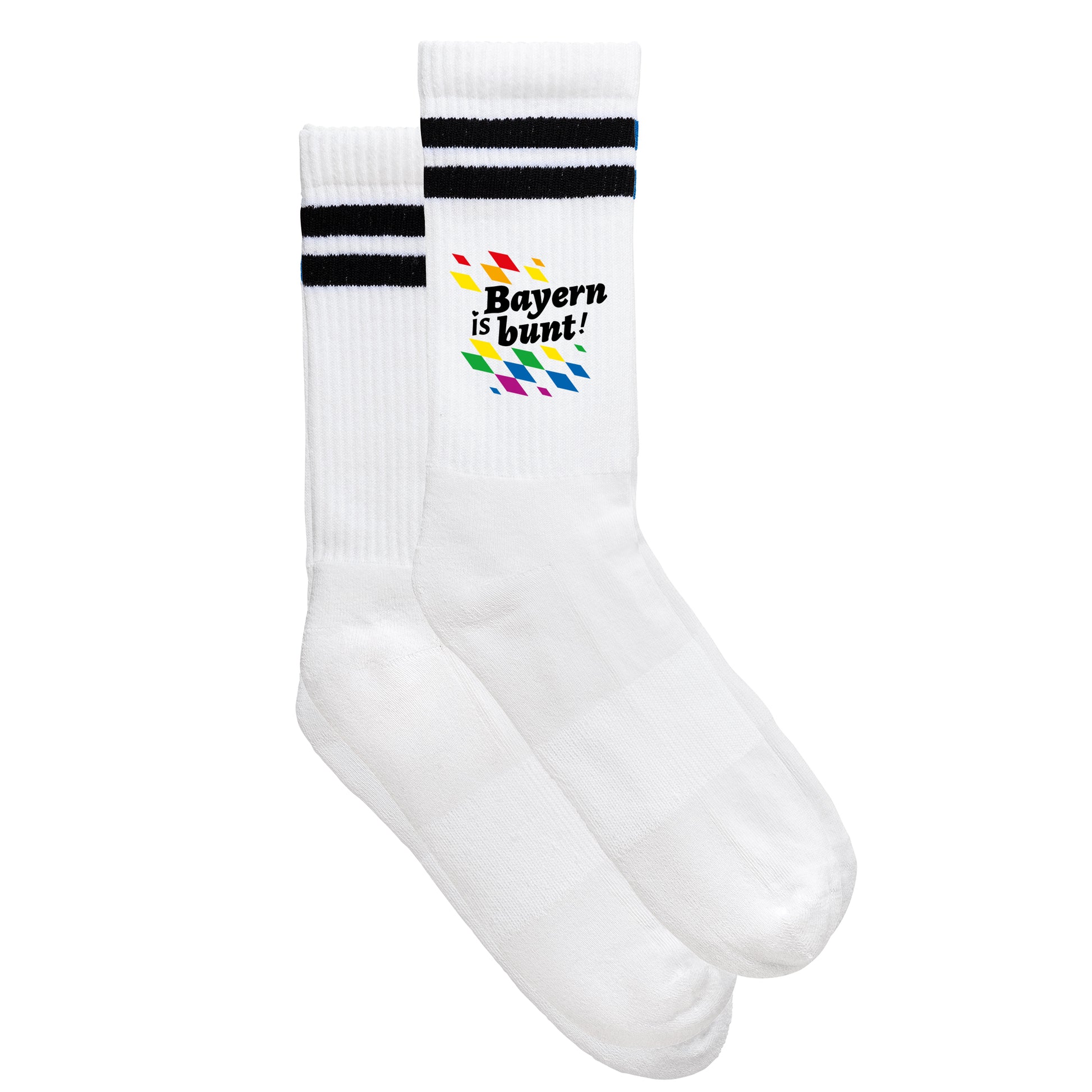 Sportsocken "Bayern is bunt!" - meinherzschlag.de