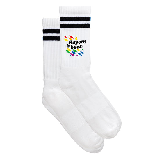 Sportsocken "Bayern is bunt!" - meinherzschlag.de