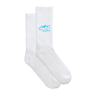 Sportsocken "Berg. Life. Balance." - meinherzschlag.de