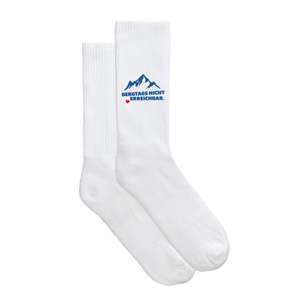 Sportsocken &quot;Bergtags nicht erreichbar&quot;