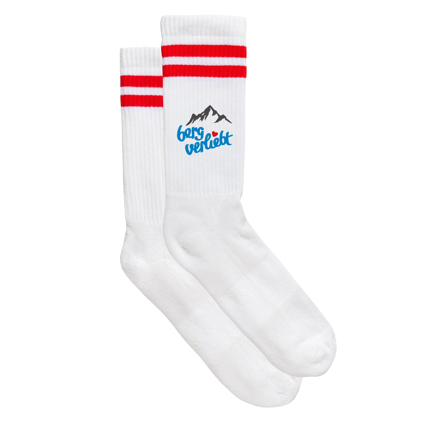 Sportsocken "bergverliebt" - meinherzschlag.de