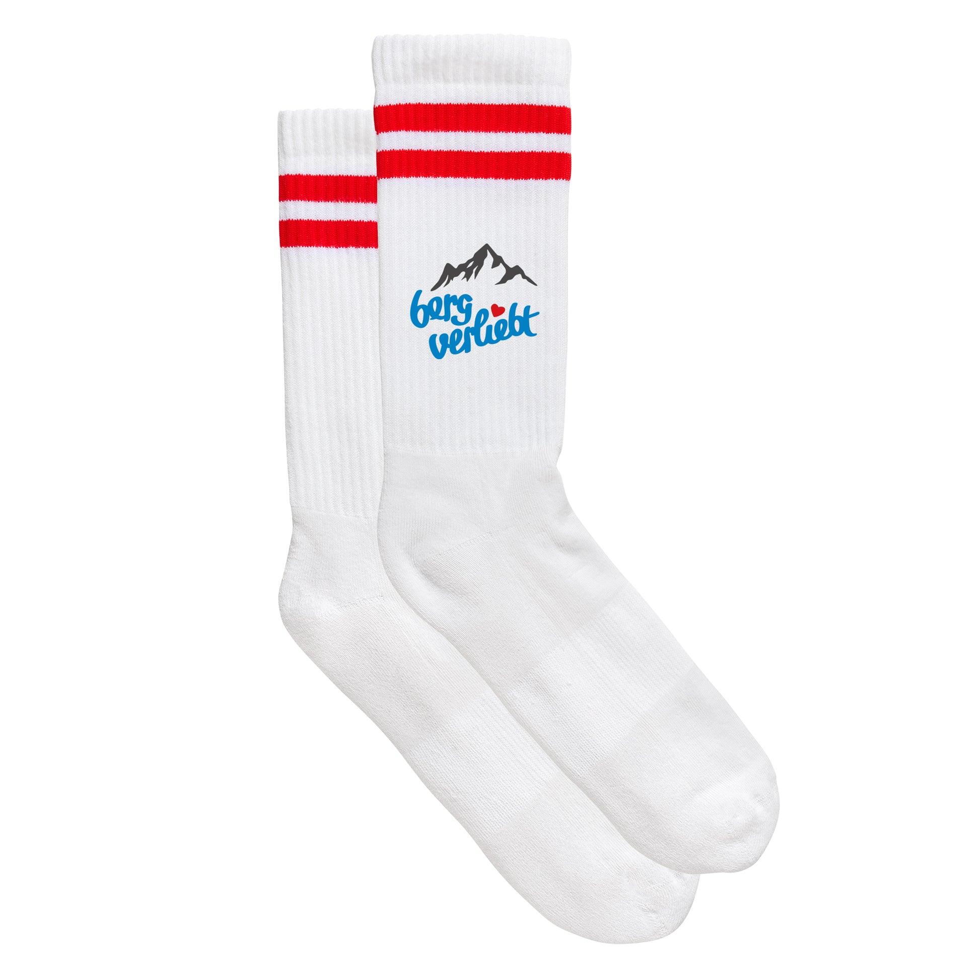 Sportsocken "bergverliebt" - meinherzschlag.de