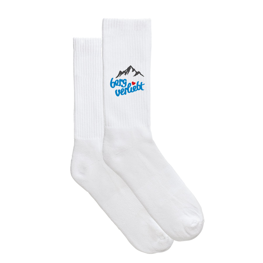 Sportsocken "bergverliebt" - meinherzschlag.de
